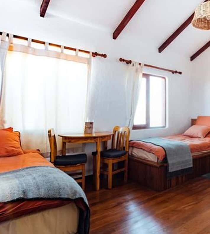 Triple Cabin, Ecolodge La Estancia, Isla del Sol (Titicaca lake), Bolivia