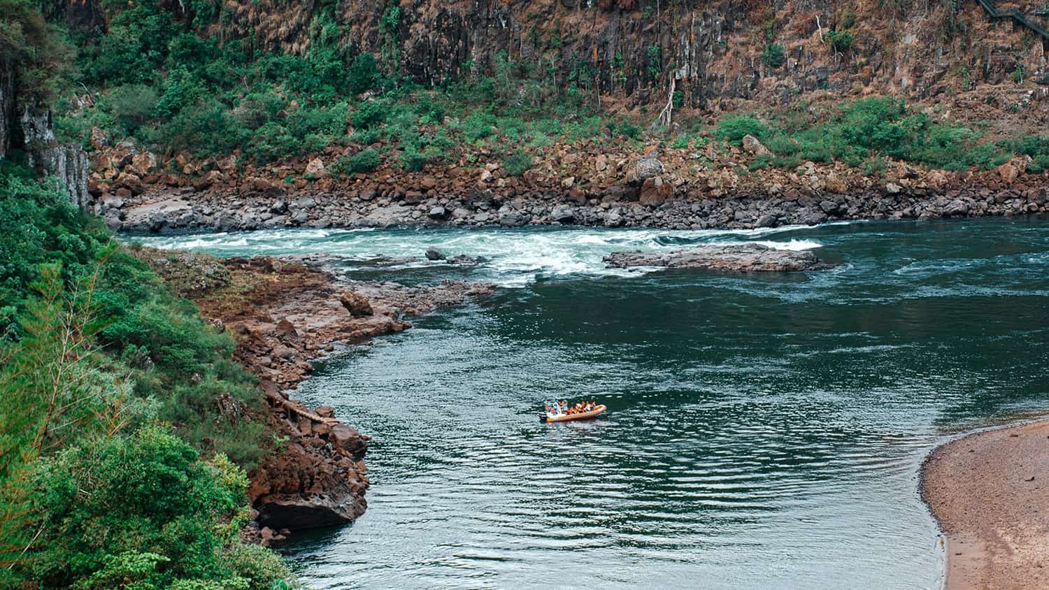 Canoe, Iguazú Falls, Argentina
