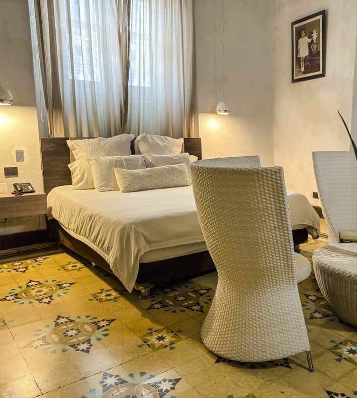 Chambre junior suite, Hotel Boutique Don Pepe, Santa Marta, Colombie