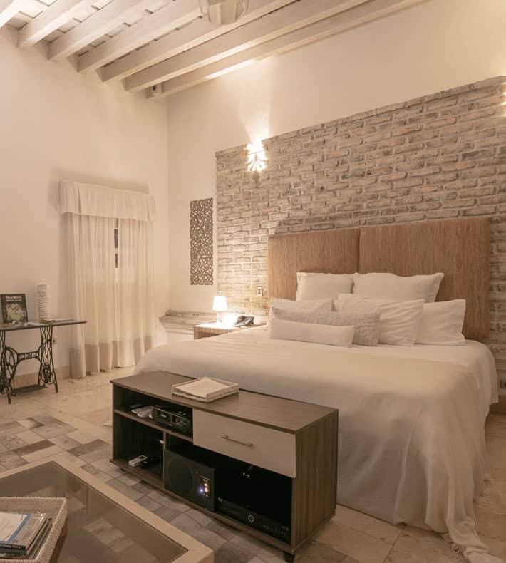 Chambre luxury suite, Hotel Boutique Don Pepe, Santa Marta, Colombie