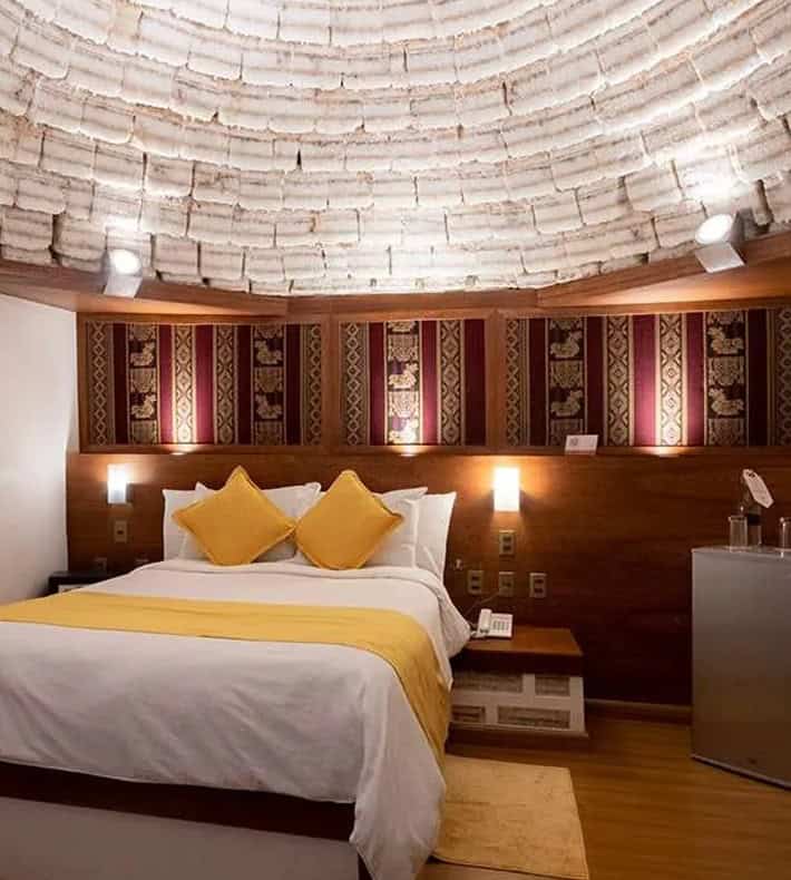 Ukhu standard room, Hotel Palacio de Sal, Salar d'Uyuni, Bolivia
