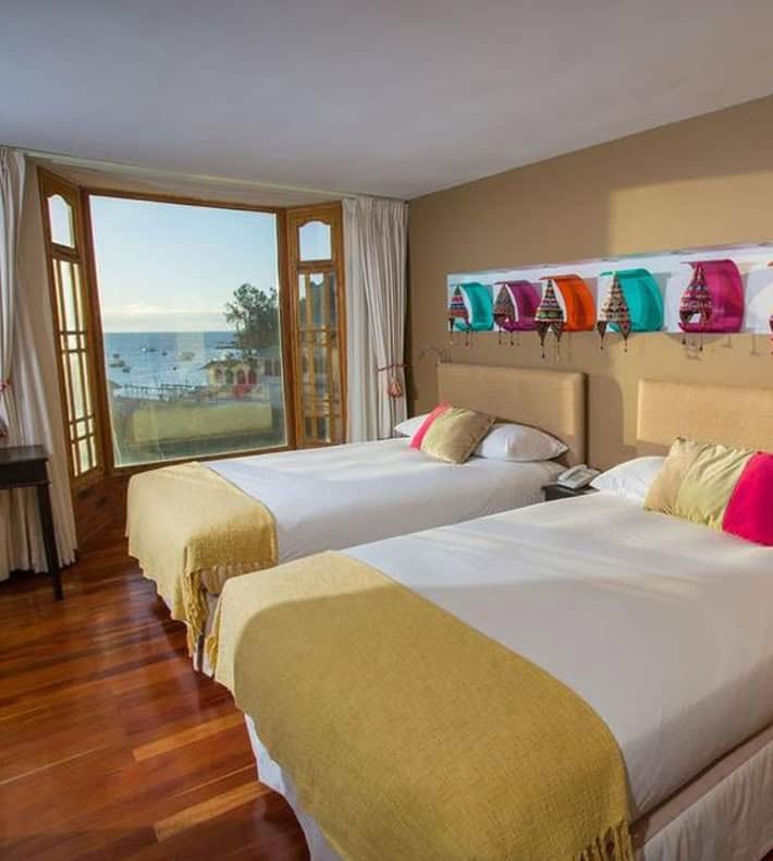2 queen beds premium, Hotel Rosario Lago Titicaca, Copacabana (Titicaca lake), Bolivia