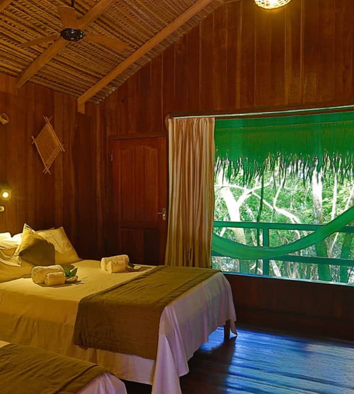 Bungalow Forest view, Juma Amazon Lodge, Amazon Rainforest, Manaus, Brazil