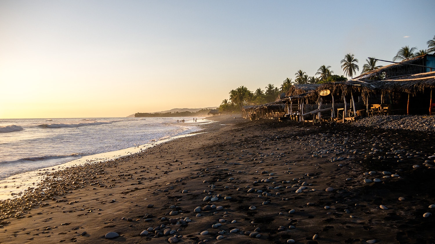 Pacific beach, El Salvador