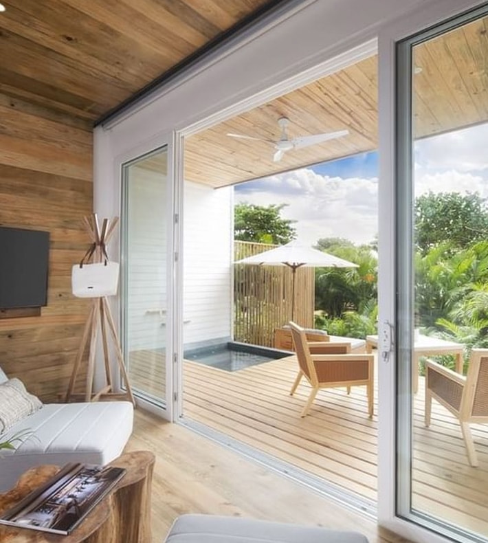 Deluxe Suite Tropical with plunge pool, Ibagari Boutique Hotel, Roatan, Honduras