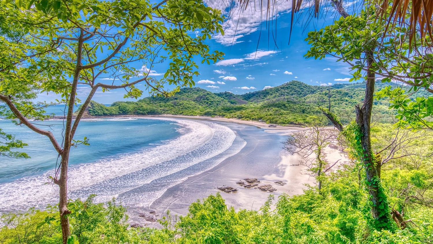 Pacific beach, San Juan del Sur, Nicaragua