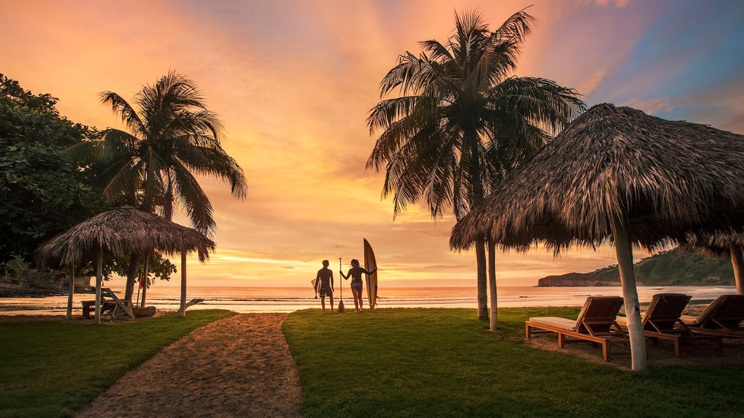 Beach, Guacalito, Nicaragua