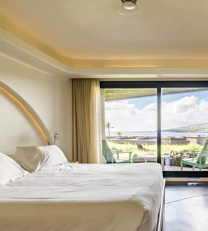 Kainga room, Nayara Hangaroa, Hanga Roa (Easter Island), Chile