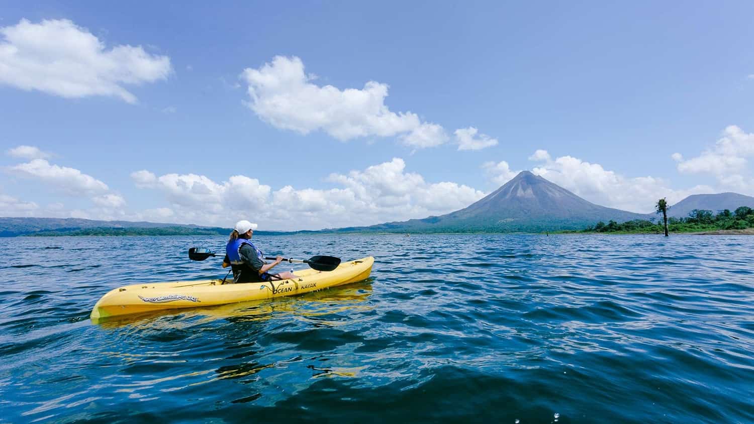 Canoe Arenal lake, Fortuna, Costa Rica