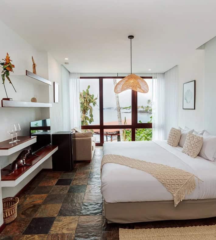 Ocean View Room, Villa Escalesia, Puerto Ayora, Isla Santa Cruz, Galapagos, Ecuador