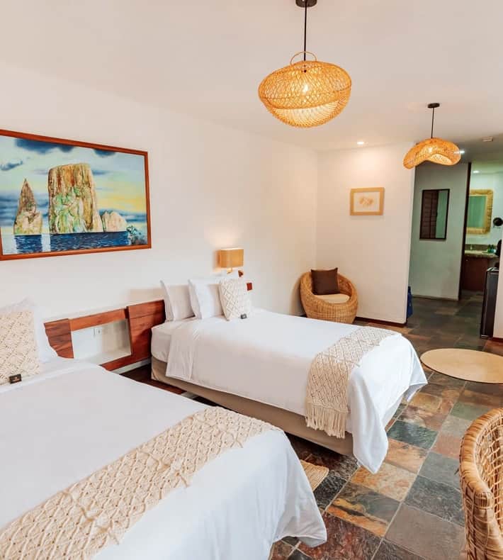 Triple Standard Room, Villa Escalesia, Puerto Ayora, Isla Santa Cruz, Galapagos, Ecuador