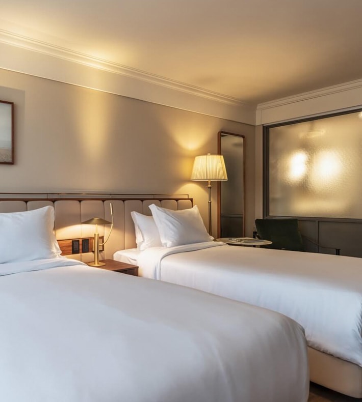 Superior Twin Room, Costanero Hotel, Montevideo, Uruguay