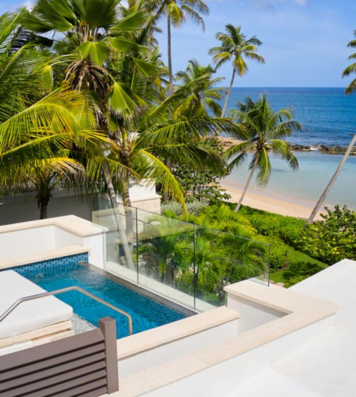 Rooftop East Beach, Dorado Beach (Ritz-Carlton Reserve), Dorado, Puerto Rico