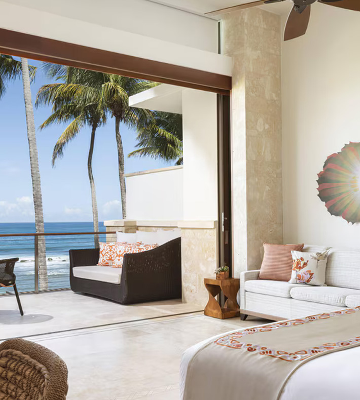 East Beach room, Dorado Beach (Ritz-Carlton Reserve), Dorado, Puerto Rico