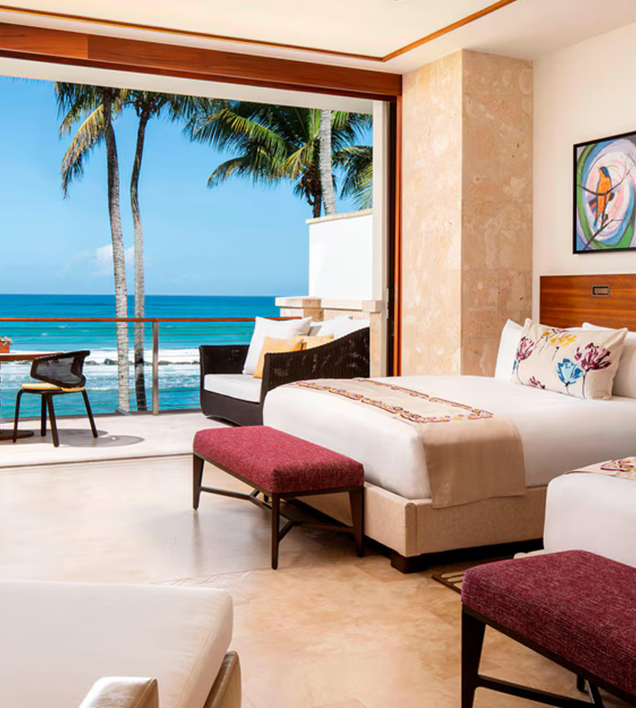 West Beach room, Dorado Beach (Ritz-Carlton Reserve), Dorado, Puerto Rico