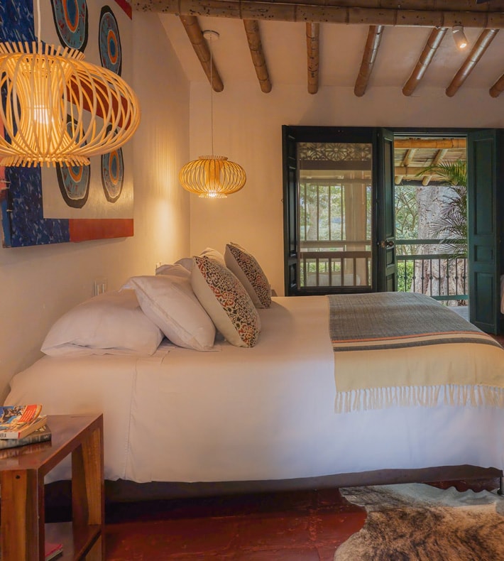 Junior suite, Hacienda Bambusa, Eje Cafetero, Colombia