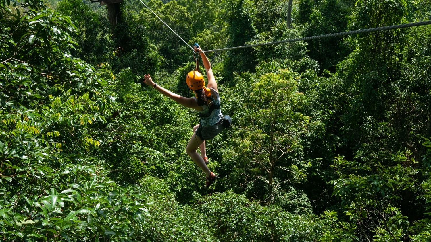 Zip line, El Valle de Antón, Panama