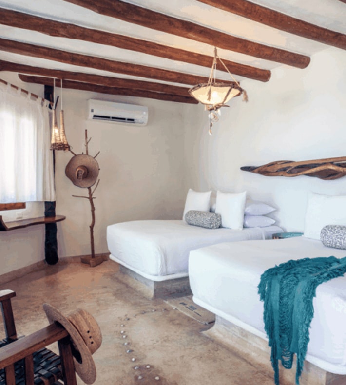 Bungalow Arena, Hotel Villas Flamingos, Holbox, Mexico