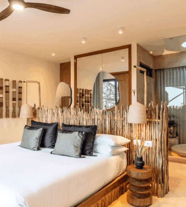 Master Suite Bambou, Hotel Villas Flamingos, Holbox, Mexico