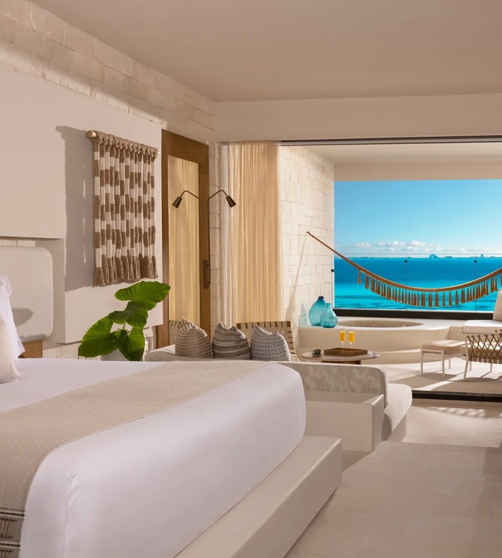 Signature Junior Suite - Ocean front with Mayan Tub, Impression Isla Mujeres by Secrets, Isla Mujeres, Mexico