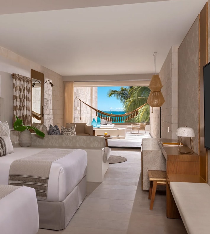 Signature Junior Suite - Ocean view with Mayan Tub, Impression Isla Mujeres by Secrets, Isla Mujeres, Mexico