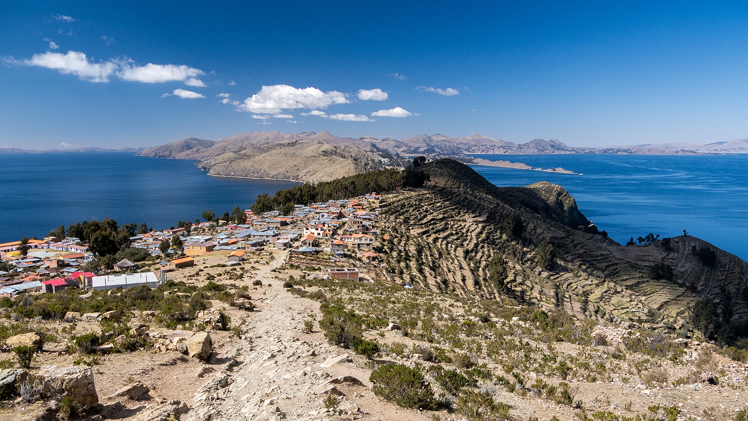 Isla del Sol, lake Tititcaca, Bolivia