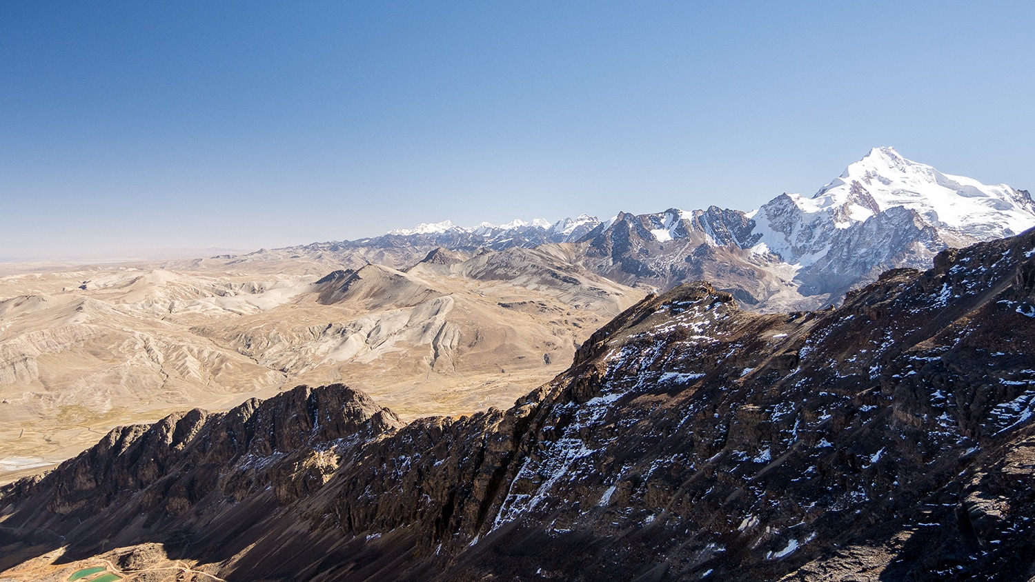Andes close to La Paz, Bolivia