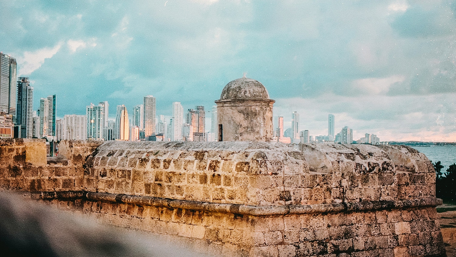 Old rampart of Cartagena, Colombia
