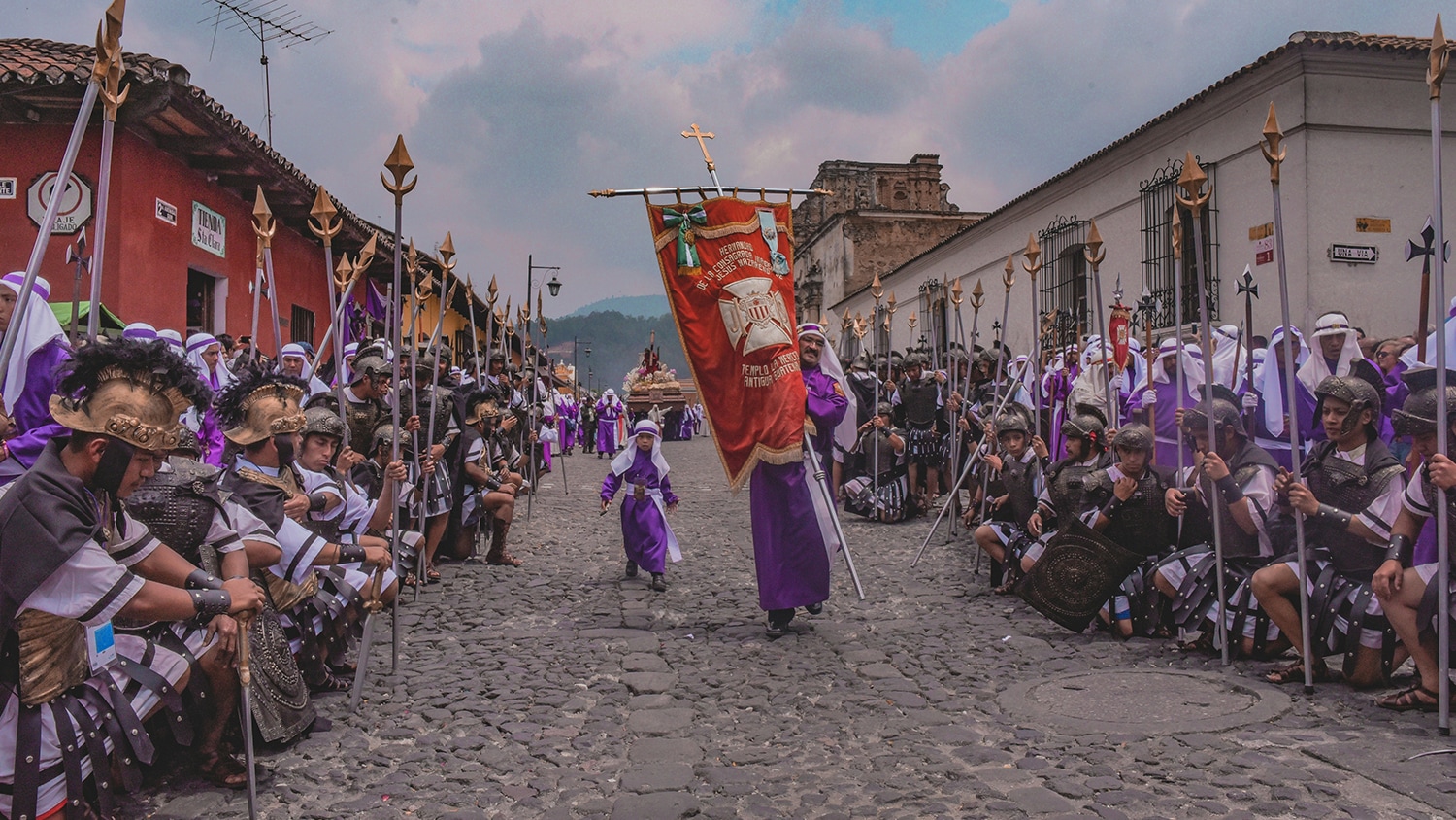 Traditionnal festival, Antigua Guatemala, Guatemala