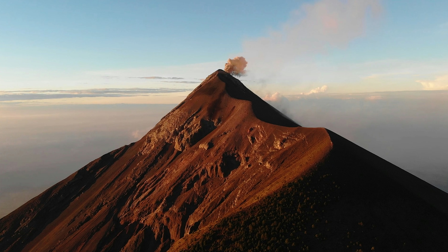 Acatenango volcano, Guatemala
