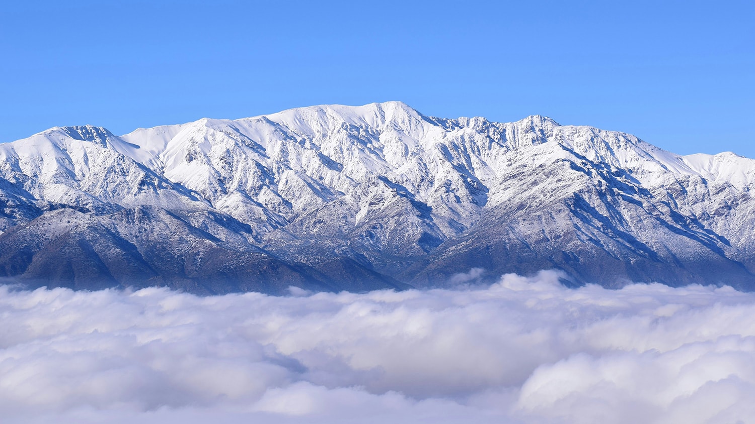 Andes close to Santiago, Chile
