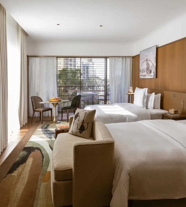 Grand Premier Two Queens room, Rosewood, São Paulo, Brazil