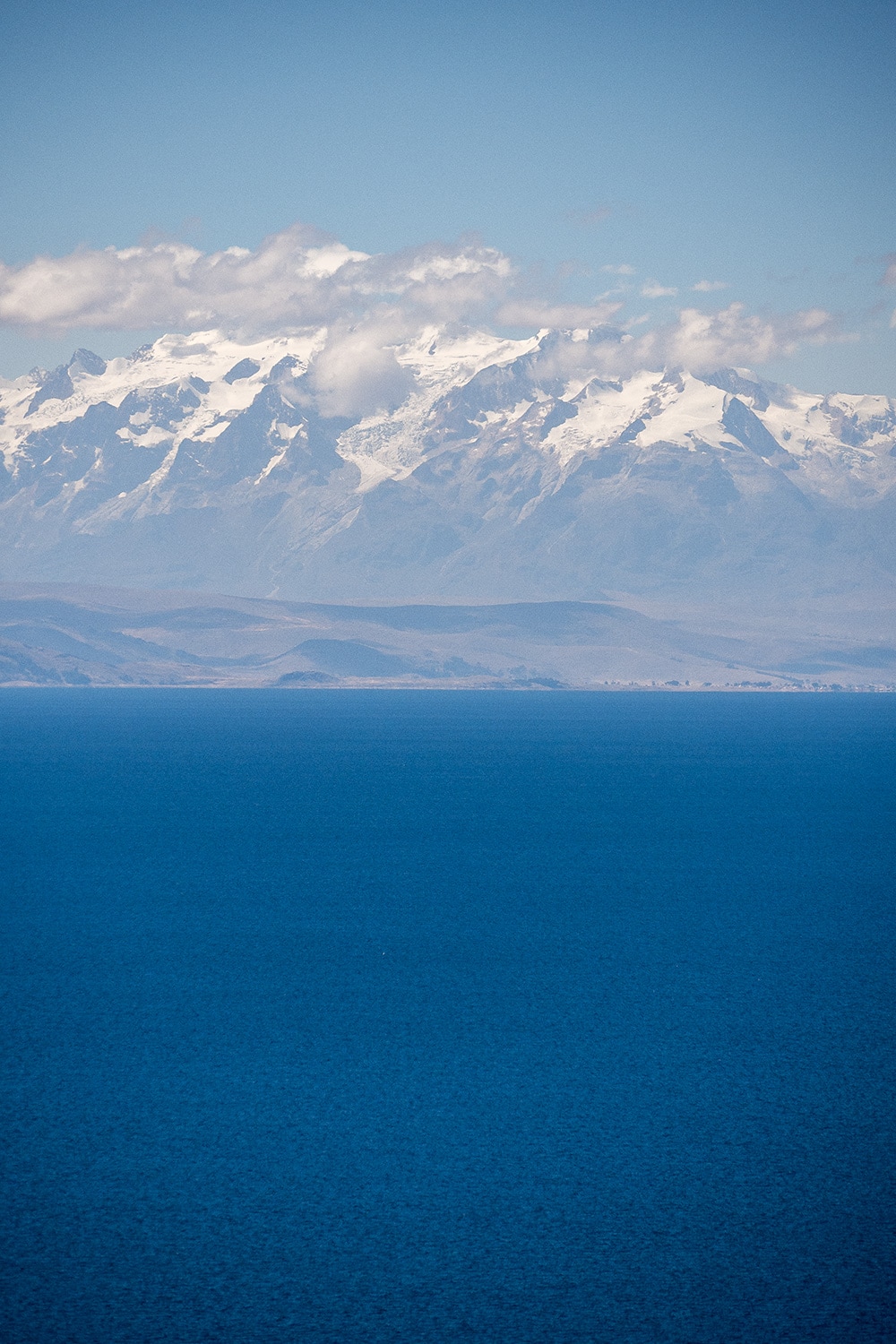 Andes from Isla del Sol (Titicaca), Bolivia
