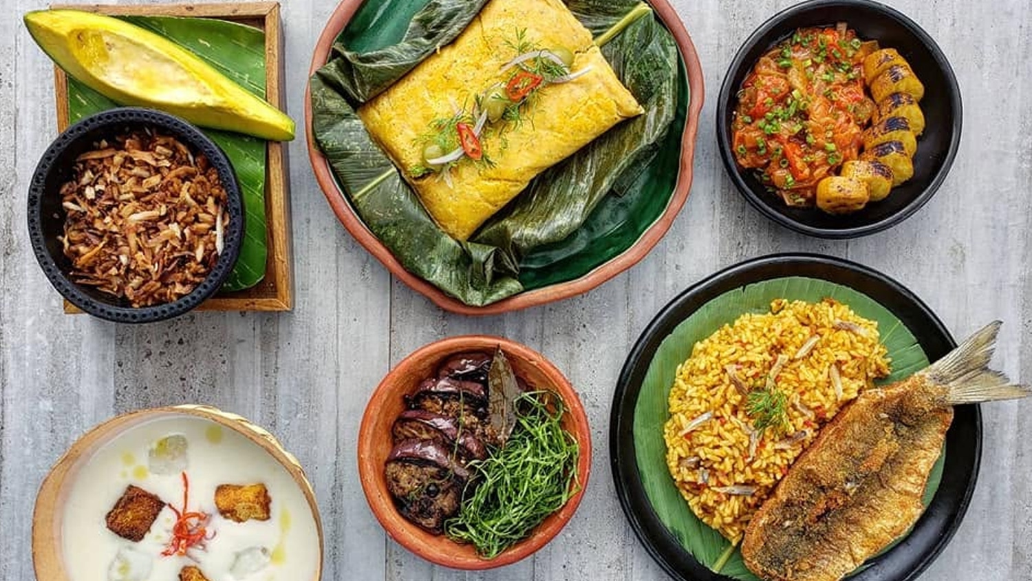 Celele plates, gastronomy of Cartagena, Colombia