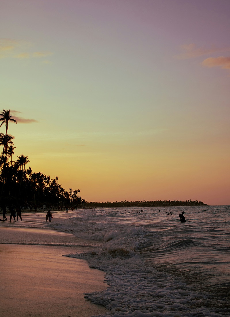 Ocean sunset, Punta Cana, Dominican Republic