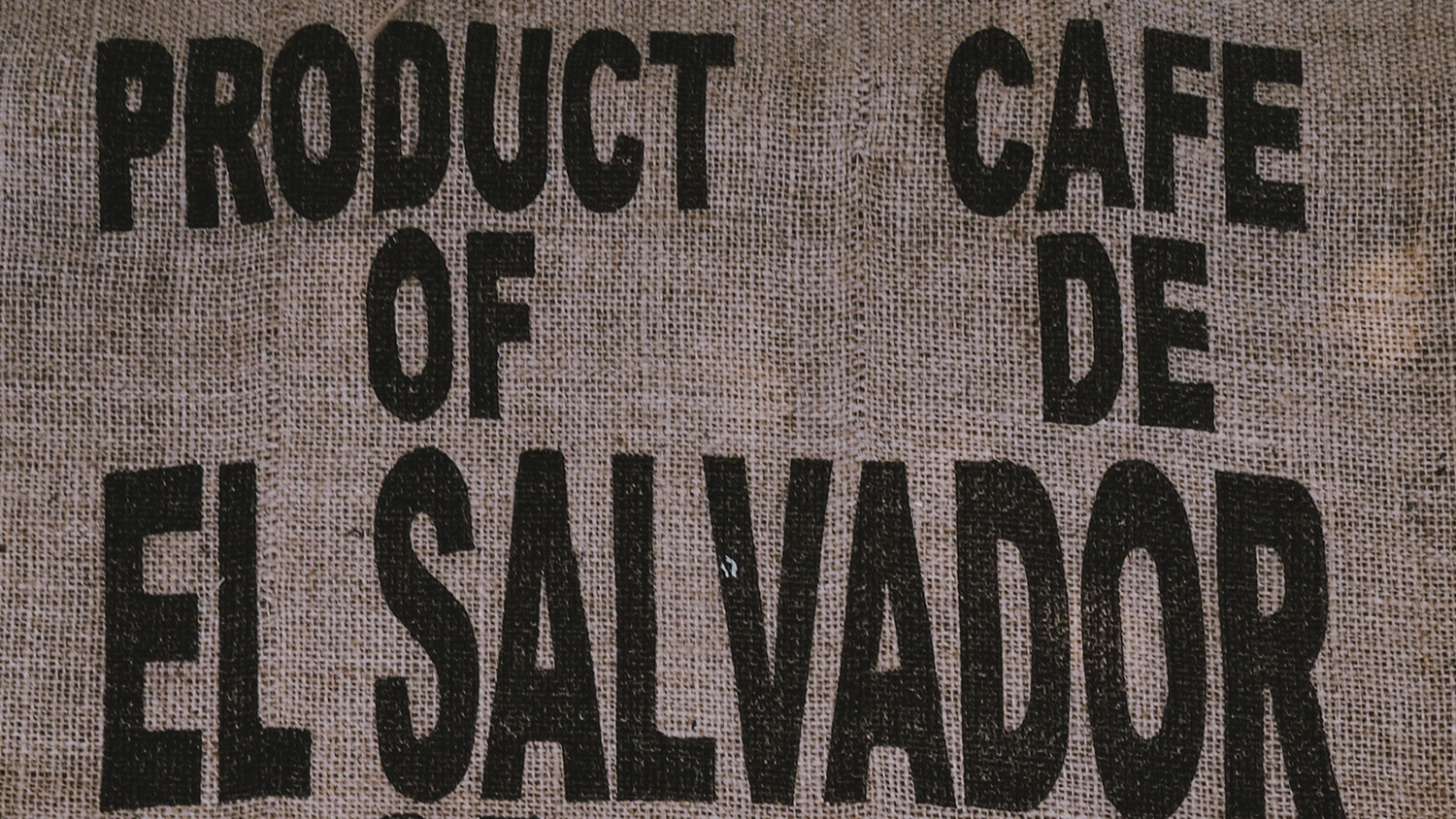 Coffee, bag, El Salvador